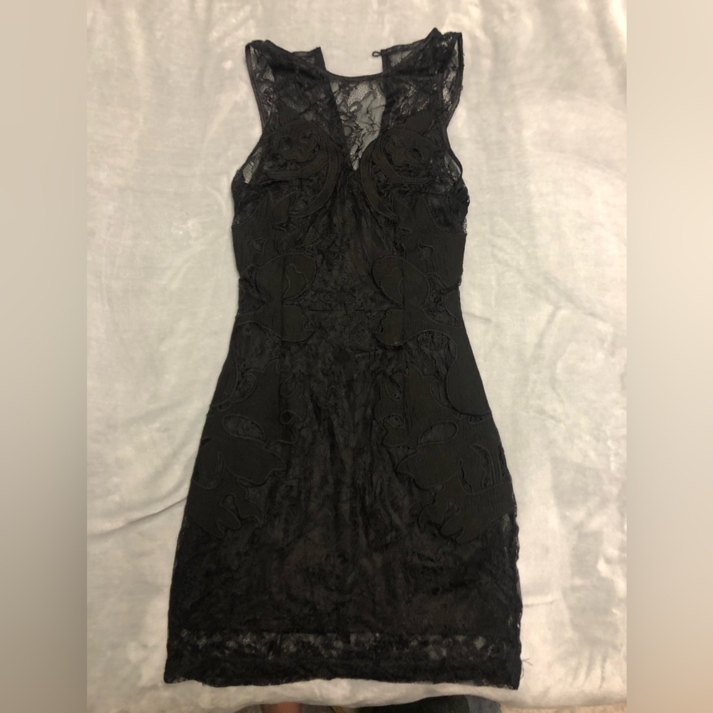 🌸H&M black lace dress